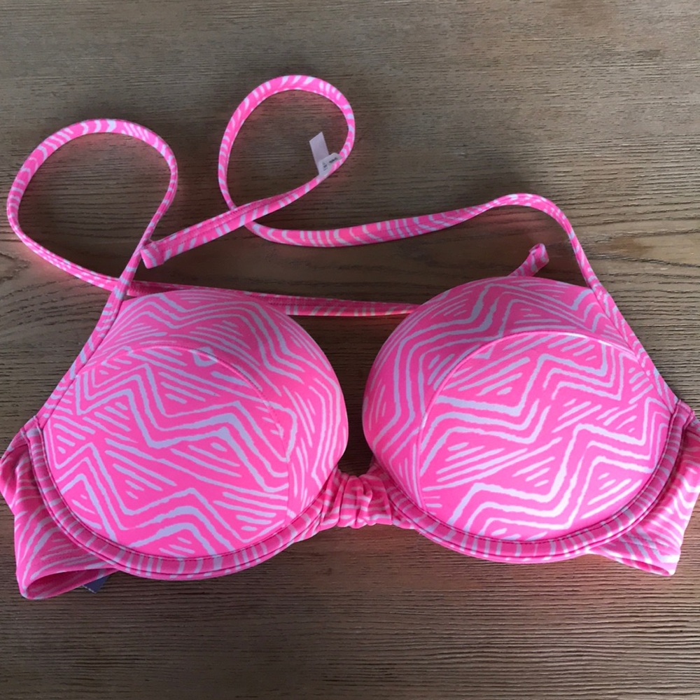 Aerie Halter Push Up Bikini Swim Top